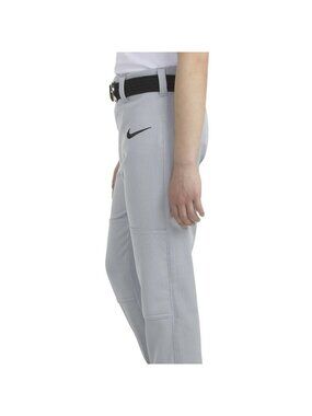 Nike Boys Baseball Pants Gray Size Large Relaxed Leg Gym School Sporty Preppy